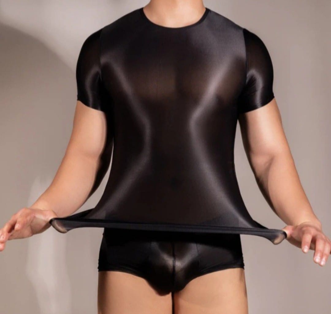 Feline men silky silk comfy sleepwear